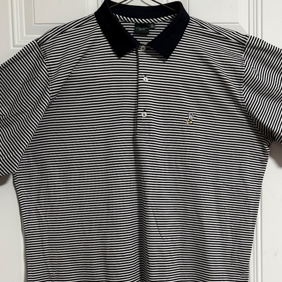 Fairway & Greene Men's Polo SZ XL Stripped Cotton Golf Athleisure Sporty - Picture 1 of 4